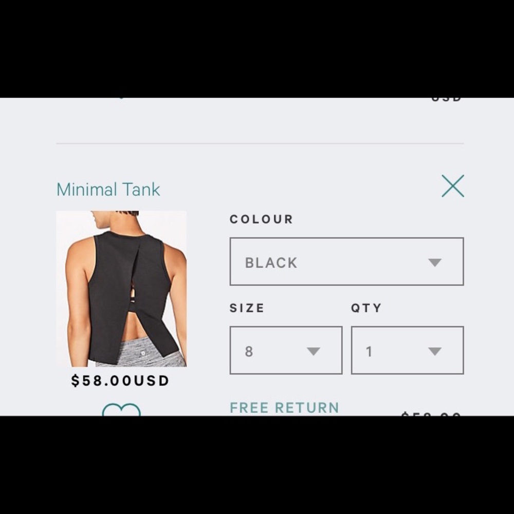Lululemon tank
